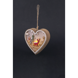 Гирлянда светодиодная "Игрушка сердце" 95 055 NGF-D045-06 Navigator 95055