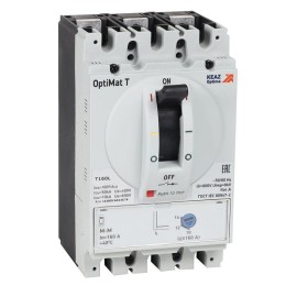 Выключатель автоматический для защиты двигателя OptiMat T160S TM-M 160A 3P КЭАЗ 356466