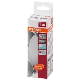 Лампа светодиодная LED Star Classic B 75 7.5W/840 7.5Вт свеча матовая 4000К нейтр. бел. E14 806лм 22