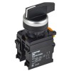 Переключатель 3 полож. 2НО возвратный длин. ручка MASTER IEK MI-SW60-20XB33-4-25-3-K02