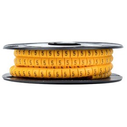 Маркер каб. 4.0кв.мм "2" (ЕС-2) (уп.500шт) EKF plc-KM-4-2