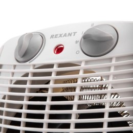 Тепловентилятор электрический настольный 2кВт со спиральным нагревательным элементом бел. Rexant 60-