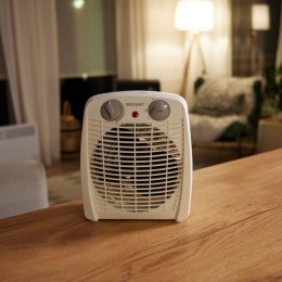 Тепловентилятор электрический настольный 2кВт со спиральным нагревательным элементом бел. Rexant 60-