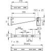 Консоль с опорой AW 55 21 V2A4301 осн.210 нерж. сталь гор. оцинк. OBO 6443063