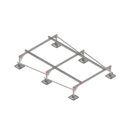Конструкция опорная для установки оборудования TECHNORAPTOR STEELFOOT 2000х3000 тип 1 КМ TR0142