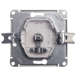 Розетка телевизионная проходная TV 1-м СП Glossa 4дБ механизм бел. SE GSL000192