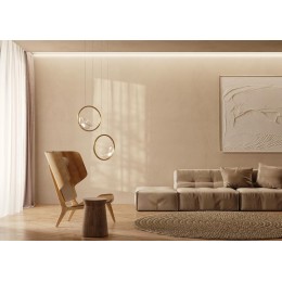 Лента светодиодная 24В 2835 4.8Вт/м 3000К IP20 (уп.5м) Maytoni 201009