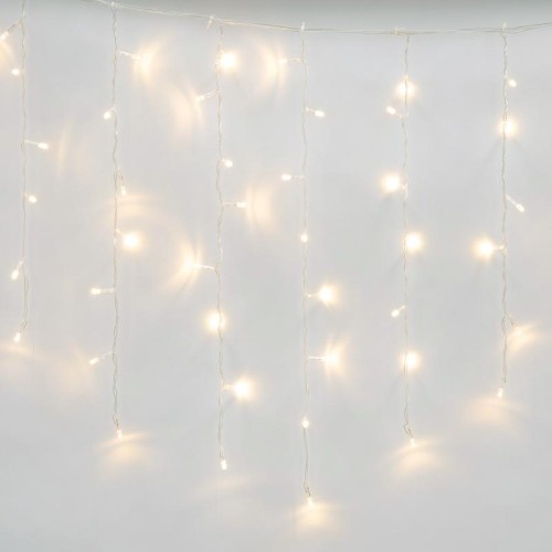 Гирлянда светодиодная "Бахрома" ULD-B20007-480/DTA/RC WARM WHITE IP44 20м 480LED тепл. бел. с пульто