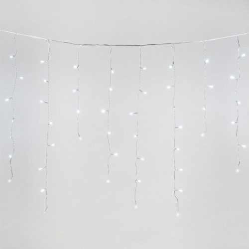 Гирлянда светодиодная "Бахрома" ULD-B20007-480/DTA/RC WHITE IP44 20м 480LED бел. с пультом провод пр