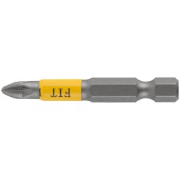 Бита кованая сталь S2 односторон. 50мм PZ2 Профи (блист.10шт) FIT 57535
