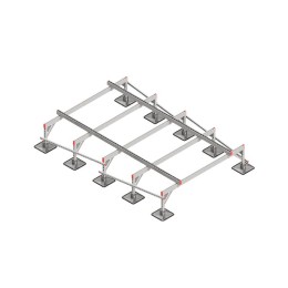 Конструкция опорная для установки оборудования TECHNORAPTOR STEELFOOT 2000х3000 тип 2 КМ TR0143