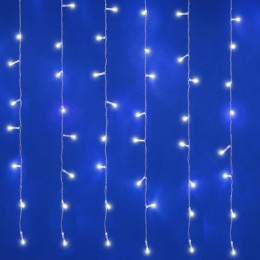Занавес светодиодный ULD-C3020-384/DTA/RC WARM WHITE IP44 3х2м 384 LED тепл. свет. провод прозр. пул