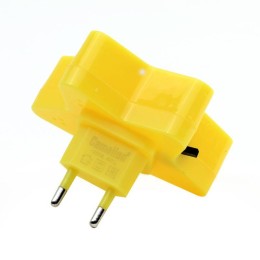 Светильник светодиодный NL-240 "Звезда" 220В ночник с выкл. желт. Camelion 13815