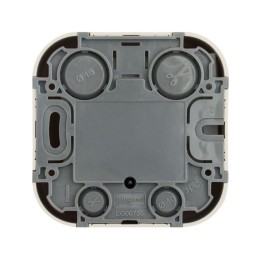 Розетка компьютерная + телефонная 2-м ОП 2мод. Quteo RJ45 + RJ11 кат.5E UTP IP20 сл. кость Leg 78225