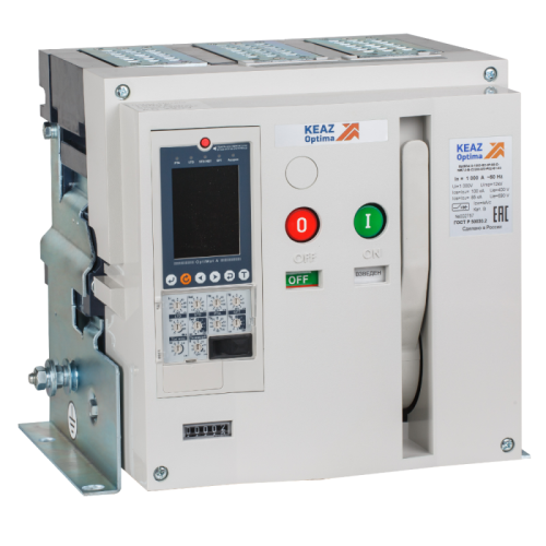 Выключатель автоматический 3п 2000А 85кА OptiMat A 2000 S2 3P 85 F MR8.1 B C2200 M2 P00 S1 03 КЭАЗ 2