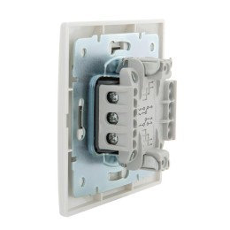 Переключатель проходной 2-кл. СП Mira 10А IP20 с бел.вставкой бел. LEZARD 701-0202-106