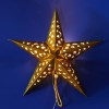 Фигура ULD-H4545-005/STA/2AA WARM WHITE IP20 GOLDEN STAR "Золотая звезда" 2AA (не в/к) 45х45см подве