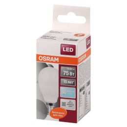 Лампа светодиодная LED Star Classic P 75 8W/840 8Вт шар матовая 4000К нейтр. бел. E14 806лм 220-240В