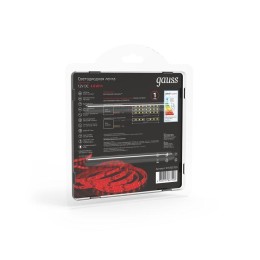 Лента светодиодная Black 2835/60-SMD 4.8Вт/м красн. IP66 210лм/м 12В (блист.5м) GAUSS 311000705
