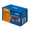Гирлянда ULD-S0250-200/STA WARM WHITE IP44 STARBURST "Звезда" 2.5м 200 LED тепл. свет. провод прозр.