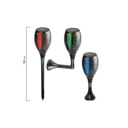 Светильник светодиодный SLR-S11-RGB садовый эффект факела 33LED 58см IP44 (3 варианта установки) сол