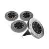 Светильник светодиодный SLR-S14 8SMD грунтовый IP44 корпус нерж. сталь солнечная батарея (уп.4шт) ФА