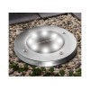 Светильник светодиодный SLR-S14 8SMD грунтовый IP44 корпус нерж. сталь солнечная батарея (уп.4шт) ФА