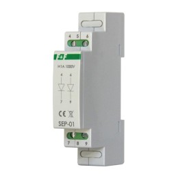 Разделитель сигналов SEP-01 12-600В AC/DC монтаж на DIN-рейке F&F EA09.001.005