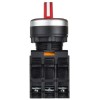 Переключатель 3 полож. 2НО с подсветкой красн. MASTER IEK MI-SW60-20XD-4-14-3-K04