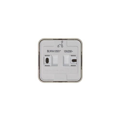 Выключатель 2-кл. ОП Blanca 10А IP20 (сх. 5) 250В с изолир. пластиной беж. SE BLNVA105017