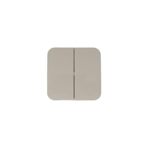 Выключатель 2-кл. ОП Blanca 10А IP20 (сх. 5) 250В с изолир. пластиной беж. SE BLNVA105017