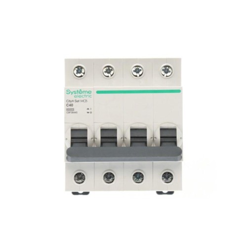 Выключатель автоматический 4п City9 Set (АВ) С 40А 6кА 400В SE C9F36440