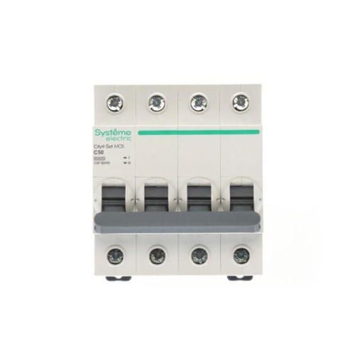 Выключатель автоматический 4п City9 Set (АВ) С 50А 6кА 400В SE C9F36450