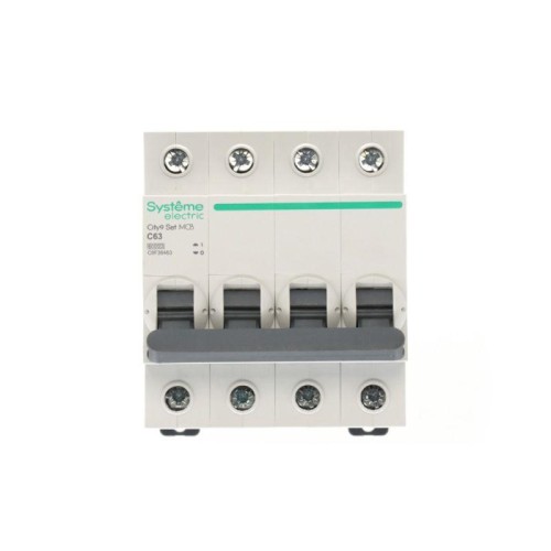 Выключатель автоматический 4п City9 Set (АВ) С 63А 6кА 400В SE C9F36463