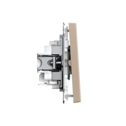 Выключатель 2-кл. ArtGallery 10AX быстрозажим. клем. механизм песочн. SE GAL001251S