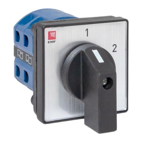 Переключатель кулачковый ПК-1-52 2П 25А "1-2" EKF pk-1-52-25