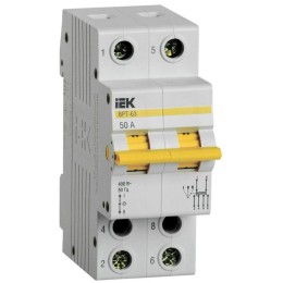 Выключатель-разъединитель трехпозиционный 2п ВРТ-63 50А KARAT IEK MPR10-2-050