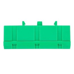 Шина нулевая PE 6х9 10 отвер. латунь зел. изолированный корпус на DIN-рейку PROxima EKF sn0-63-10-ig