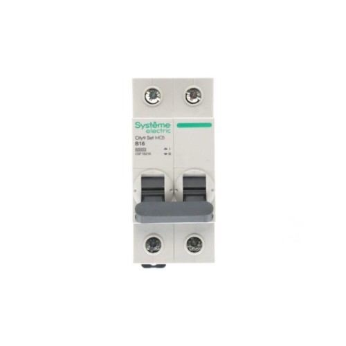 Выключатель автоматический 2п City9 Set (АВ) B 16А 6кА 230В SE C9F16216