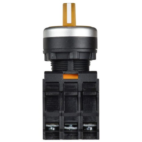 Переключатель 3 полож. 2НО с подсветкой желт. MASTER IEK MI-SW60-20XD-4-14-3-K05