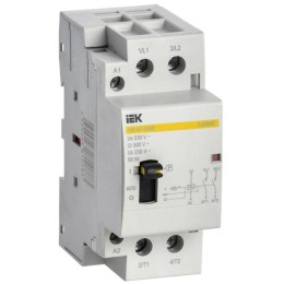 Контактор модульный КМ63-20МР AC с ручным управ. KARAT IEK MKK12-63-20