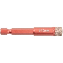 Коронка алмазная универсальная Special шестигранный хвостовик 1/4дюйм 10х10х67мм Cutop 70-851