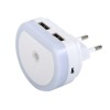 Ночник NL-01 USB-датчик освещения 2хUSB-выход ФАZА 5034716