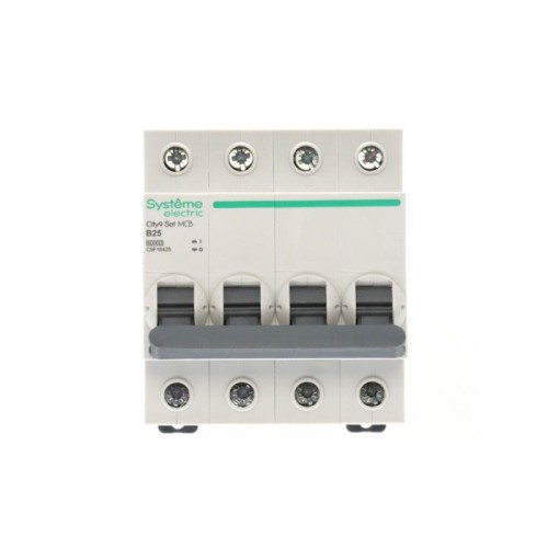 Выключатель автоматический 4п City9 Set (АВ) B 25А 6кА 400В SE C9F16425