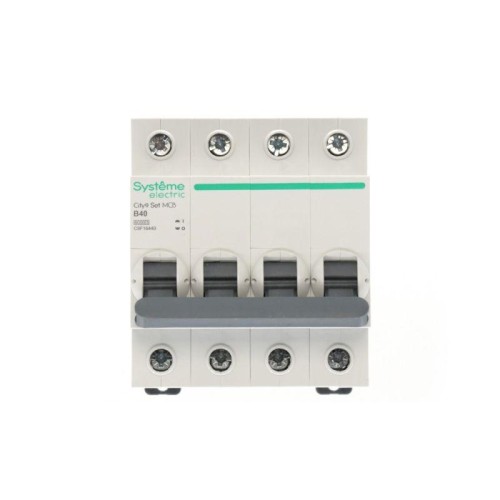 Выключатель автоматический 4п City9 Set (АВ) B 40А 6кА 400В SE C9F16440