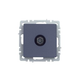 Розетка телевизионная оконечная TV СП Brite РТВ11-0-БрМ механизм маренго IEK BR-A10-O-K35