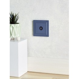 Розетка телевизионная оконечная TV СП Brite РТВ11-0-БрМ механизм маренго IEK BR-A10-O-K35