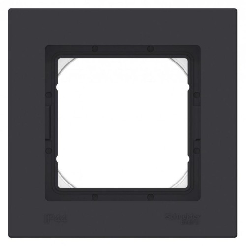 Рамка 1-м AtlasDesign Aqua IP44 карбон SE ATN441001