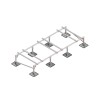 Конструкция опорная для установки оборудования TECHNORAPTOR STEELFOOT 3000х1200 тип 1 КМ TR0152