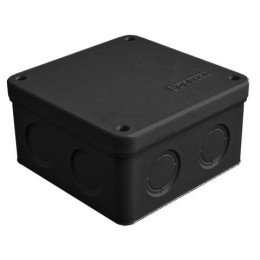 Коробка распределительная ОП 105х105х56мм IP54 7 выходов без гермовводов крышка на винтах материал -